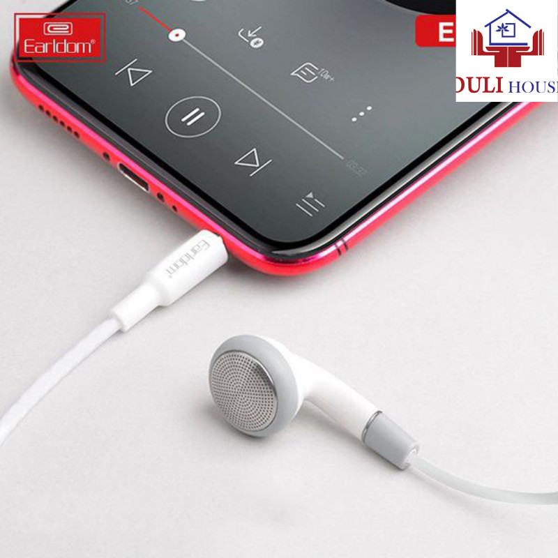 Earldom Tai Nghe Có Dây 3.5Mm Tai Nghe Nhét Tai Âm Thanh Cao 6D Có Micro Tai Nghe Âm Thanh Cho Samsung Huawei iPhone OPPO Xiaomi Hàng Chính Hãng