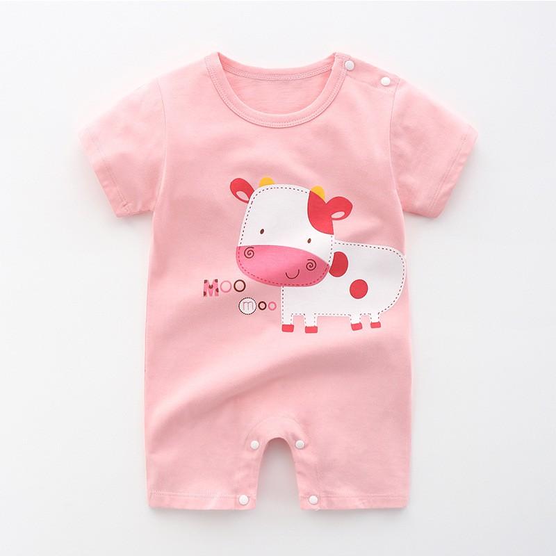 Bodysuit cho bé sơ sinh Hàng Quảng Châu Body đùi cotton cho bé trai bé gái