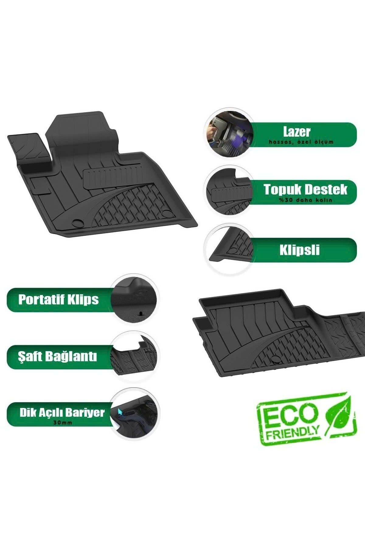 Thảm lót sàn ô tô nhựa TPE Silicon hyundai Tucson 2021+ Black Nhãn hiệu Macsim