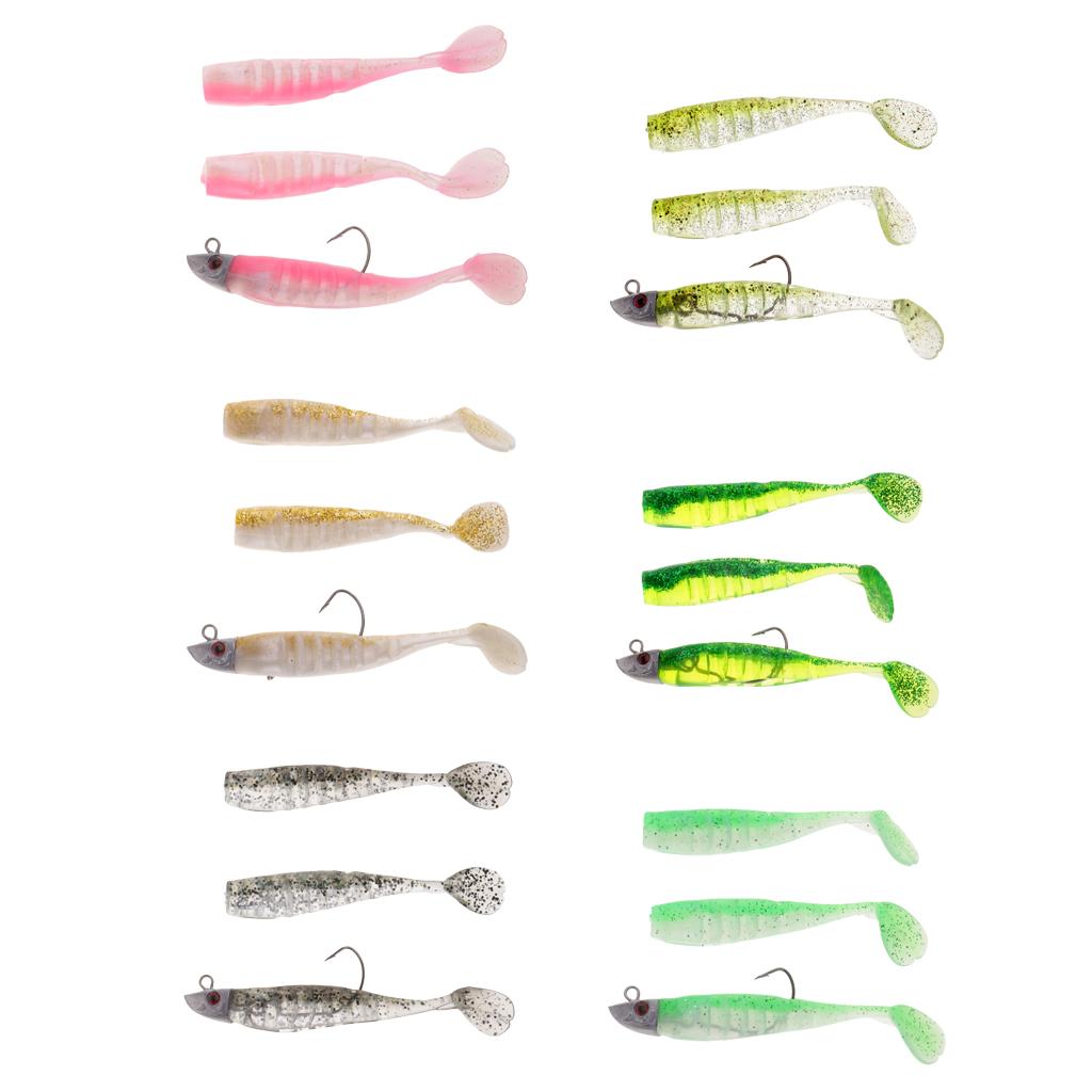 Ultra Shad Jig Head Paddle Tail Swimbait Soft Fishing Lure Bait