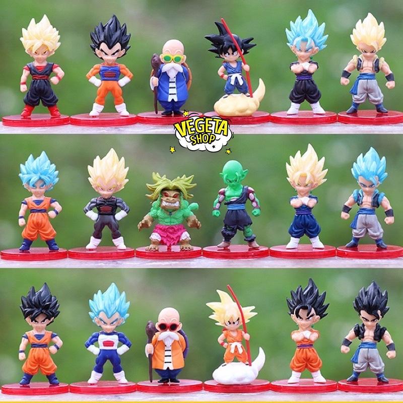 Mô hình Dragon Ball Z Super Hero WCF Broly Oozaru Ohzaru Vegeta Gogeta Vegito Piccolo Master Roshi Quy lão Goku cầm gậy