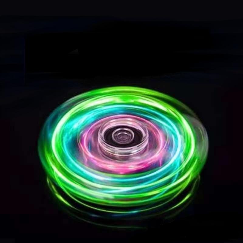 Con Quay Đồ Chơi Fidget Spinner ĐèN LED Trong SuốT