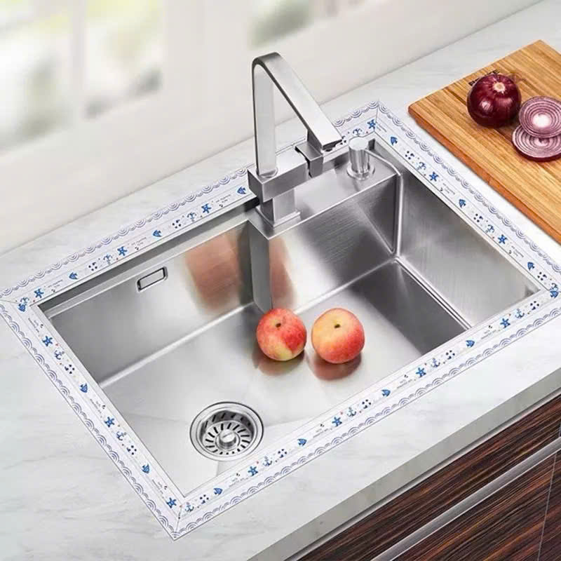 Băng Dính Dán Mép Tường Chống Thấm, Cuộn Băng Keo Dán Viền Bồn Rửa Chén &amp; Chậu Rửa Bát - HÀNG CHÍNH HÃNG MINIIN