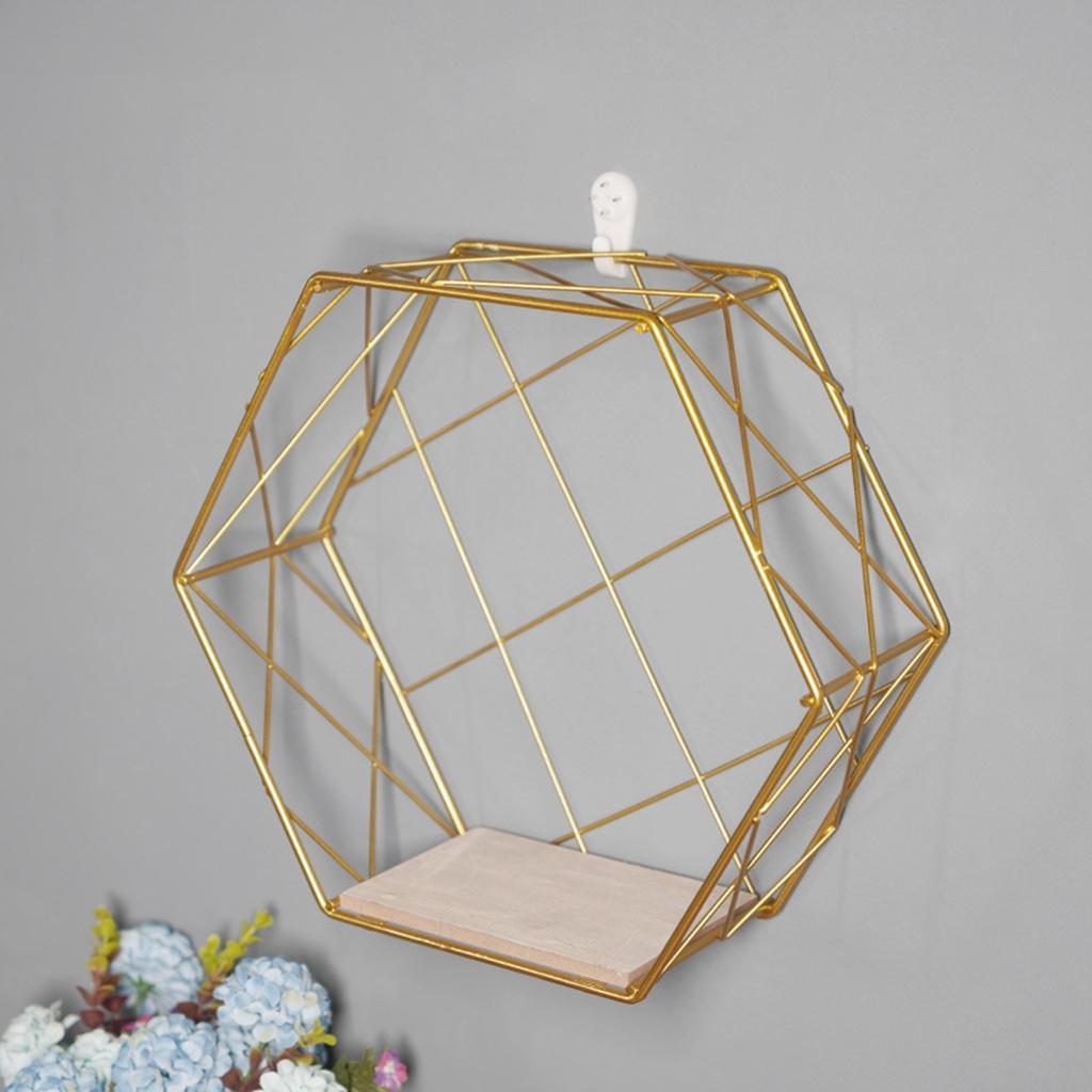 2x Decorative Wall Rack  Mounted Shelf for Study Room Bedroom