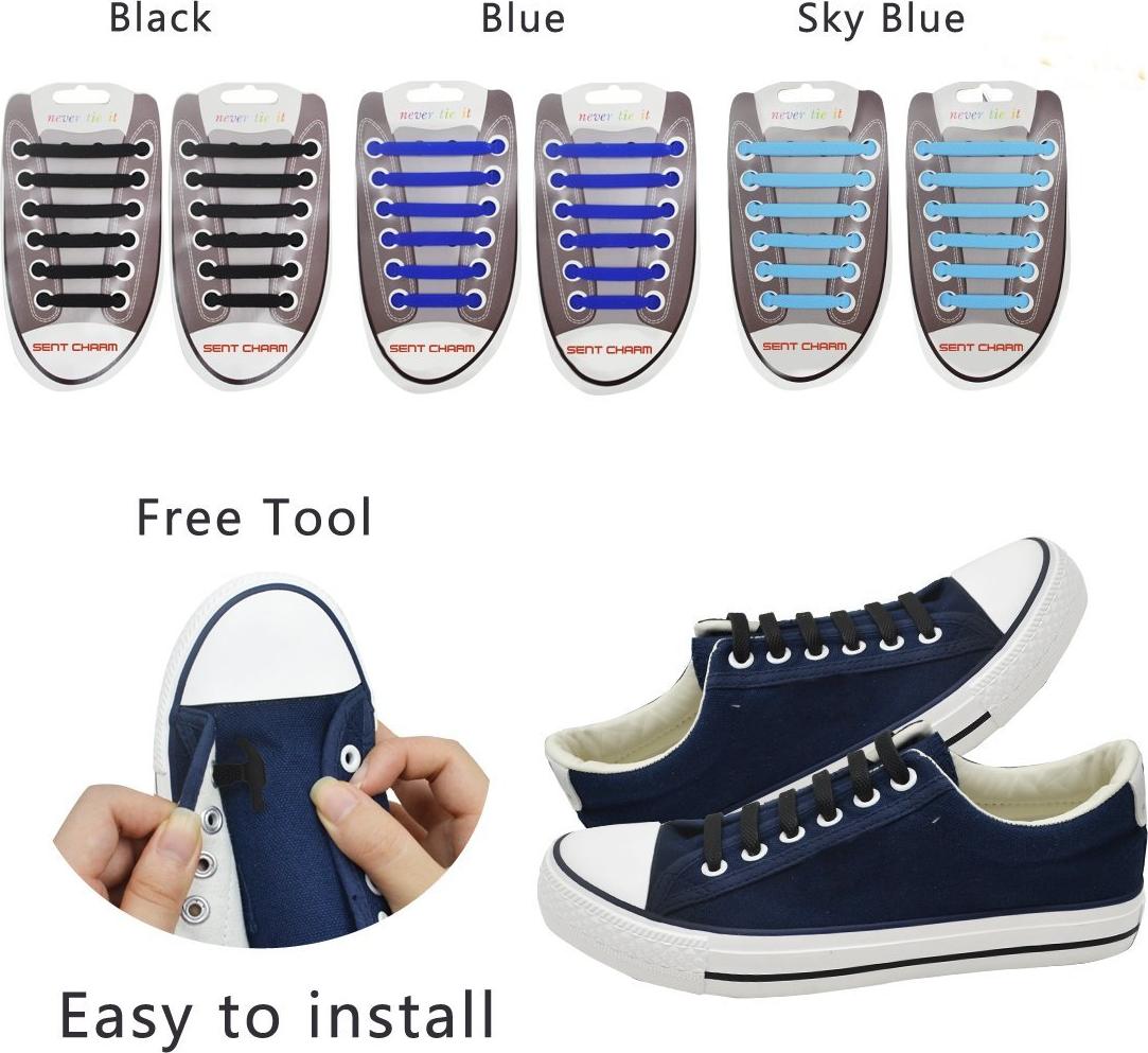 Dây giày cao su V-tie Shoelace loại Nhám từ silicon