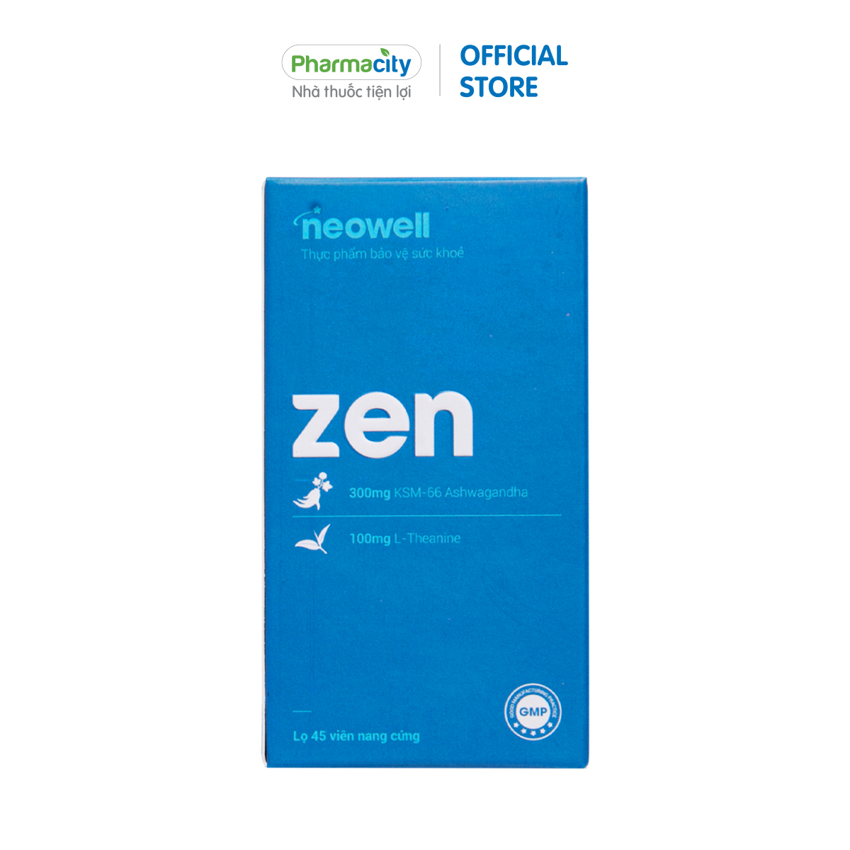 Viên uống giảm căng thẳng, cải thiện giấc ngủ Sâm Ấn độ NeoWell Zen