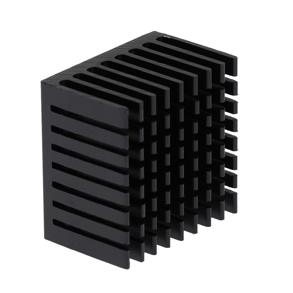 10Pcs Aluminum Heatsink Cooling Fin Radiator 37*37*24mm for IC Led Chip 10W
