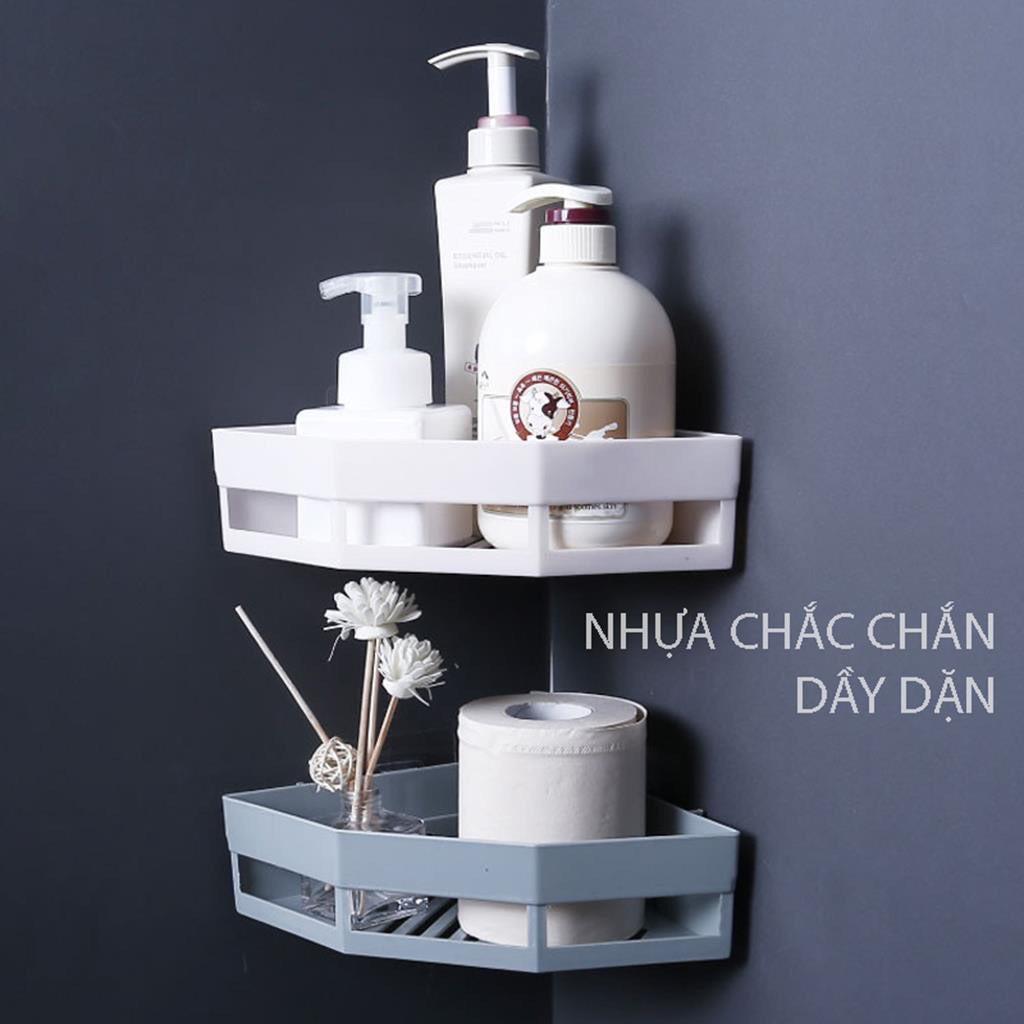 Kệ Nhà Tắm Góc Tường Tam Giác Kệ Nhà Bếp Đựng Gia Vị Dán Tường H239