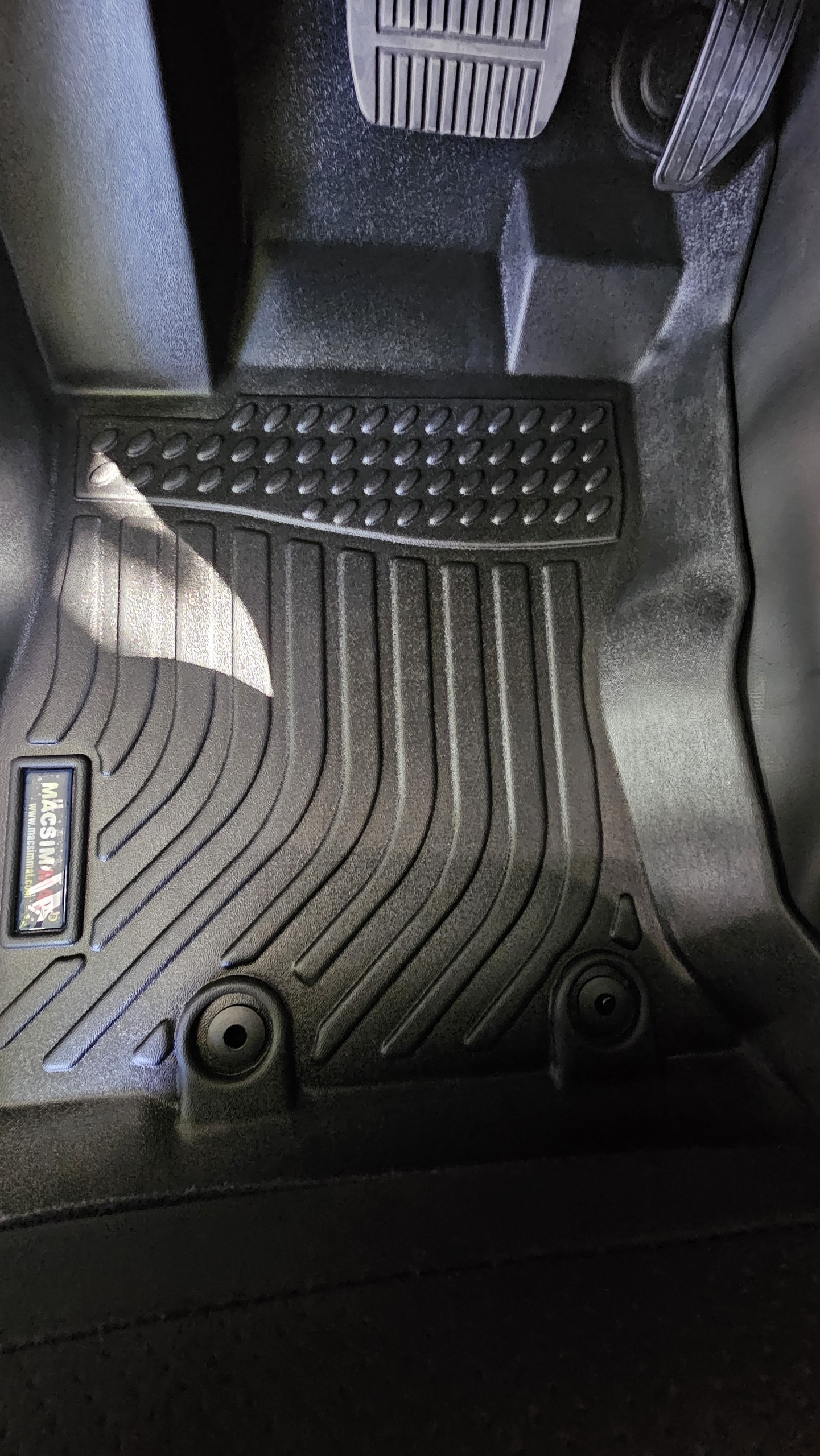 Thảm lót sàn xe ô tô Subaru Forester 2019+ Nhãn hiệu Macsim chất liệu nhựa TPE cao cấp màu đen