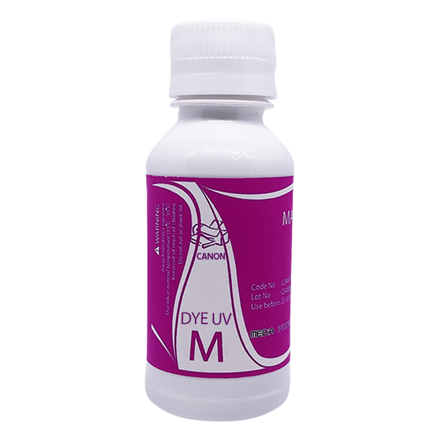 Mực In Màu Media Màu Hồng Cho Máy In Canon 100ml - Hàng chính hãng