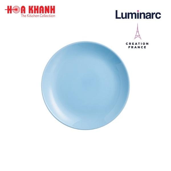 Đĩa Thủy Tinh Luminarc Diwali Light Blue 19cm - bộ 6 đĩa - P2612