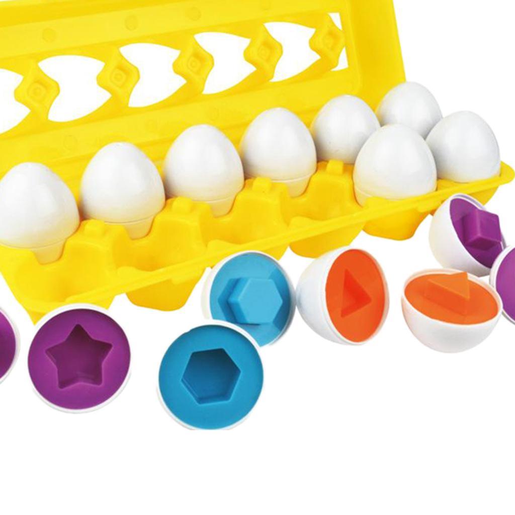 Toddler Matching Egg Toys Kids Early Educational Learning Toy