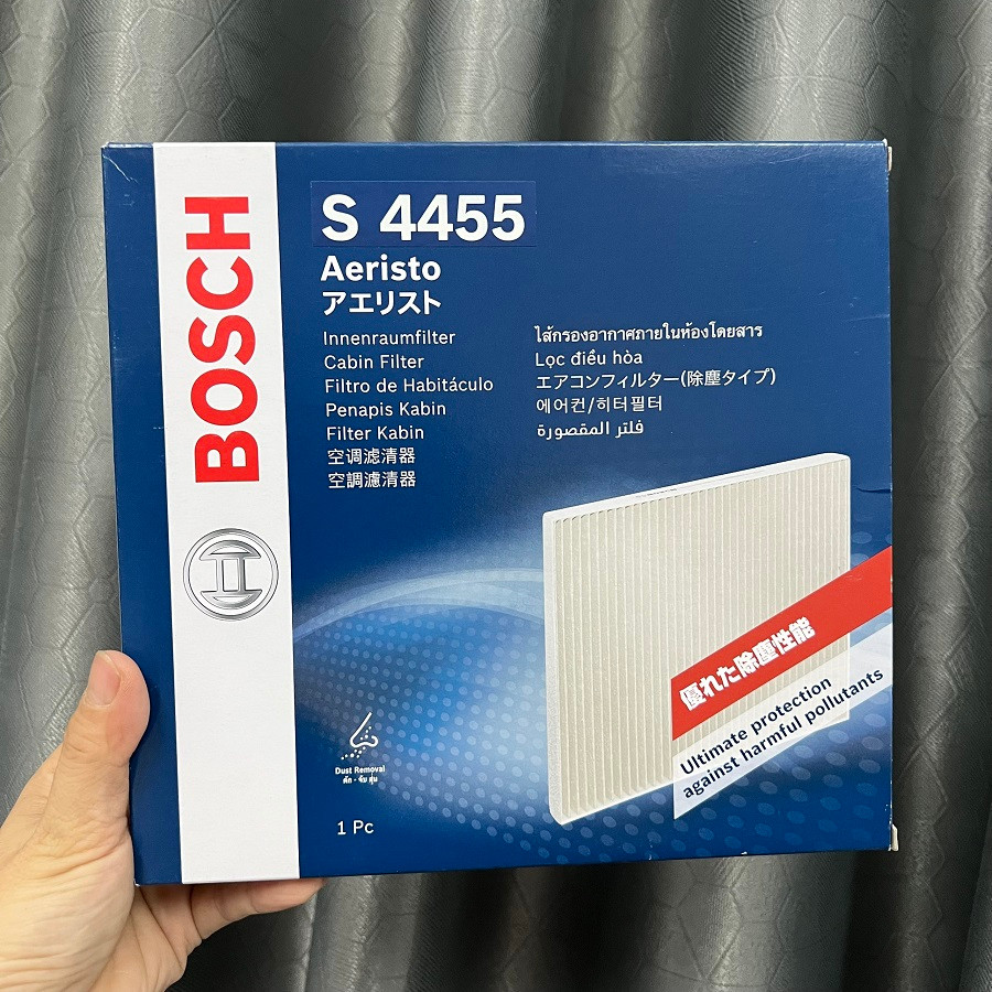 Lọc Điều Hòa Loại Tiêu Chuẩn /  BOSCH / Ariesto S4455 / Cho Xe Nissan Navara ( 15 - ), Terra ( 18 - ) | Hibu