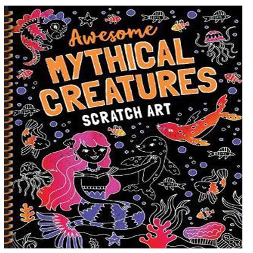 Mythical Creatures Scratch Art