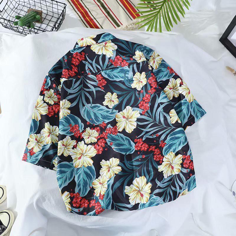 Áo Sơ Mi Nam Ngắn Tay In Họa Tiết Thời Trang
