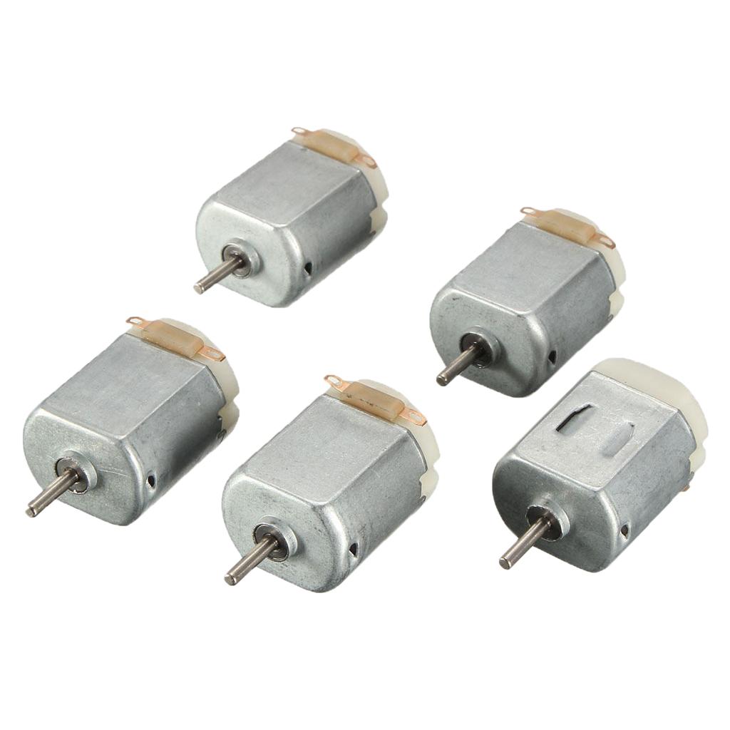 5 Chiếc DC 3V Mô Men Từ Mini Xe Máy Điện cho TỰ LÀM Đồ Chơi Ô Tô Trẻ Em