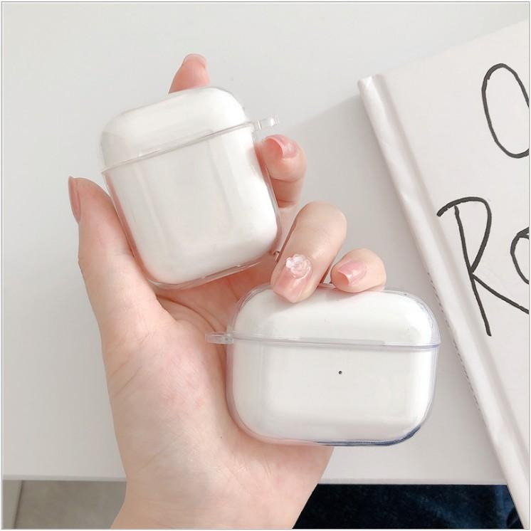 Vỏ bảo vệ bao đựng tai nghe vỏ trong nhựa TPU vỏ mềm cao cấp cho airpod 1/2