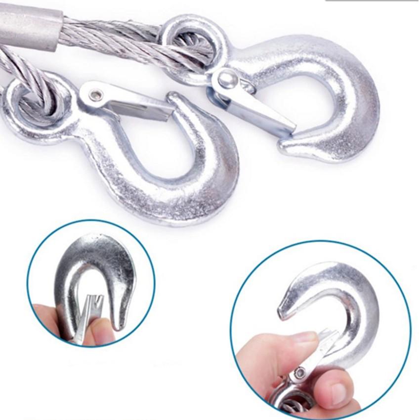 Dây cáp kéo xe ô tô lõi thép bọc nhựa chống rỉ TI 402