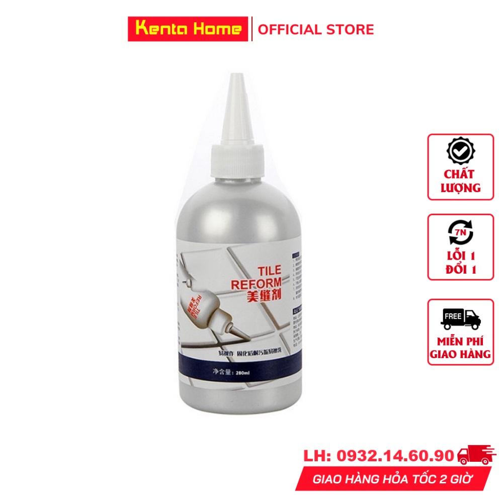 Sơn kẻ chỉ gạch cao cấp 280ml - Keo chà ron sứ làm mới mạch gạch sàn nền nhà tắm, tường, bồn rửa chén, bồn cầu hiệu quả