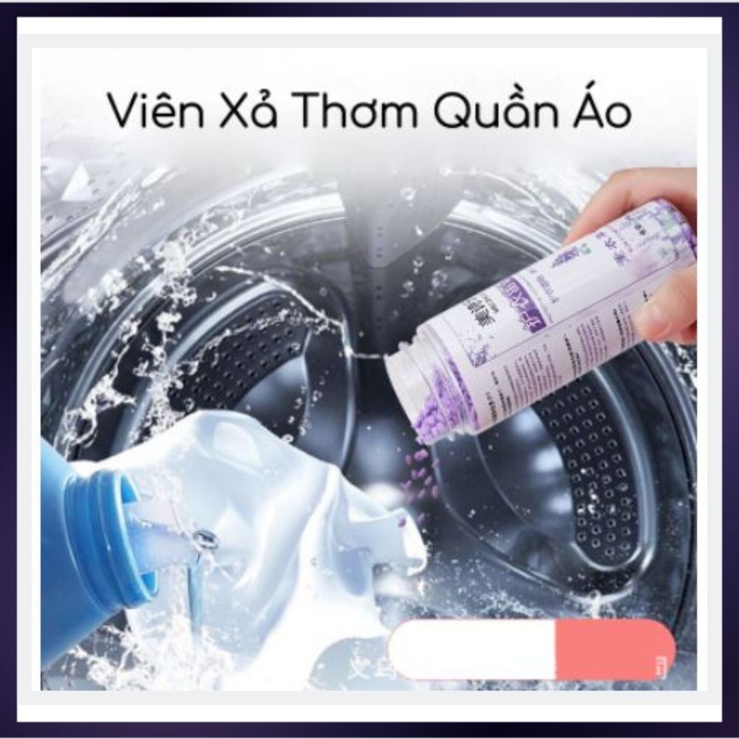 Combo 4 lọ Hạt xả thơm quần áo, viên xả thơm quần áo thơm cực lâu, lưu hướng và làm mềm vải