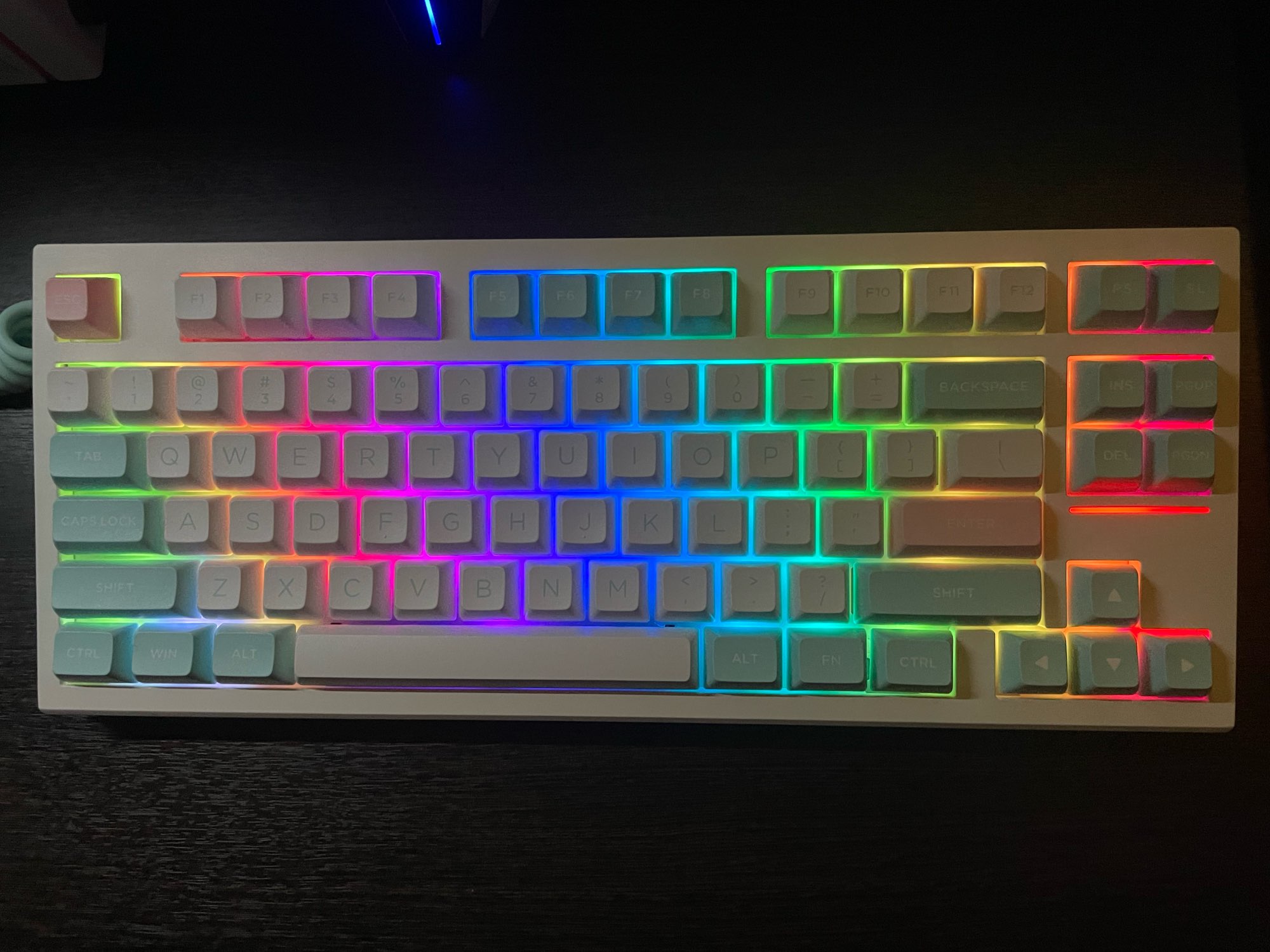 Bàn phím cơ FL-Esports FL750 SAM Polar Night/Mashmallow - Hàng chính hãng