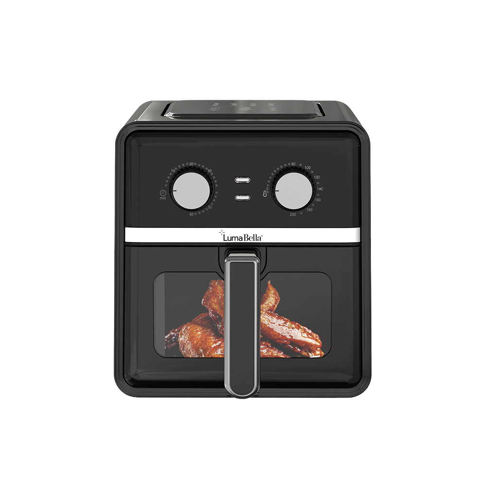 Nồi chiên không dầu Lumabella LB-60036 dung tích 6L, công suất cao 1400W đa năng chiên gà, chiên khoai...- HÀNG CHÍNH HÃNG