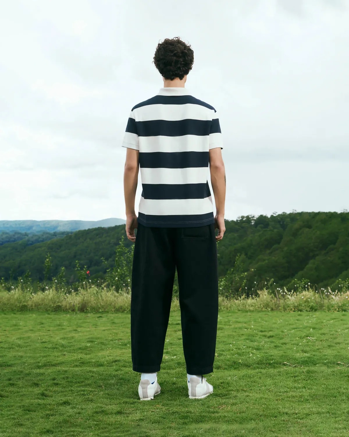 Quần dài denim nam silicone patch.Cocoon - ROUTINE 10F25DPA045