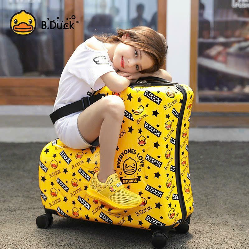 VALI KÉO CHO BÉ VỊT B.DUCK NHẬP KHẨU SIÊU HOT SIZE 20 INCH