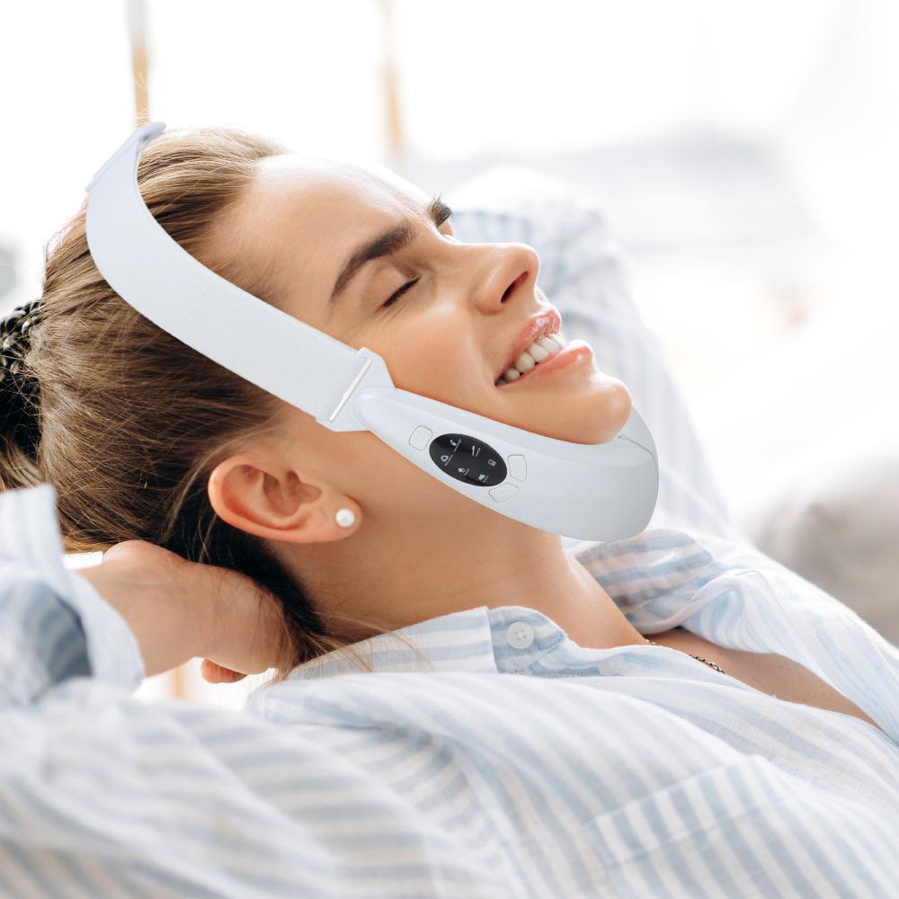 EMS Căng Da Mặt Thiết Bị Đèn LED Photon Trị Liệu Mặt Giảm Béo Rung Máy Massage Đôi Cằm V Dòng Nâng Dây Tế Bào Chết Hàm Thiết Bị