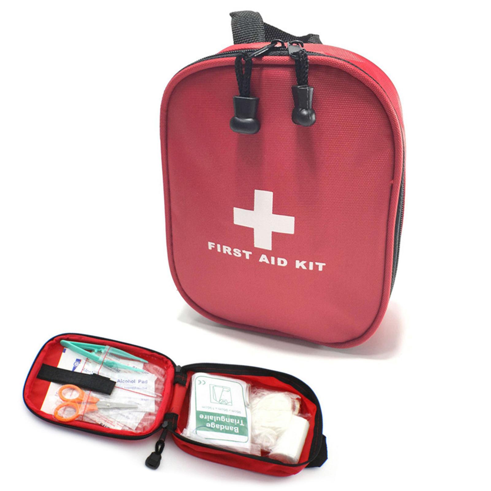 31pcs Outdoor First Aid Supplies Emergency Kit with Carry Bag for Camping Hiking Home Car Travel