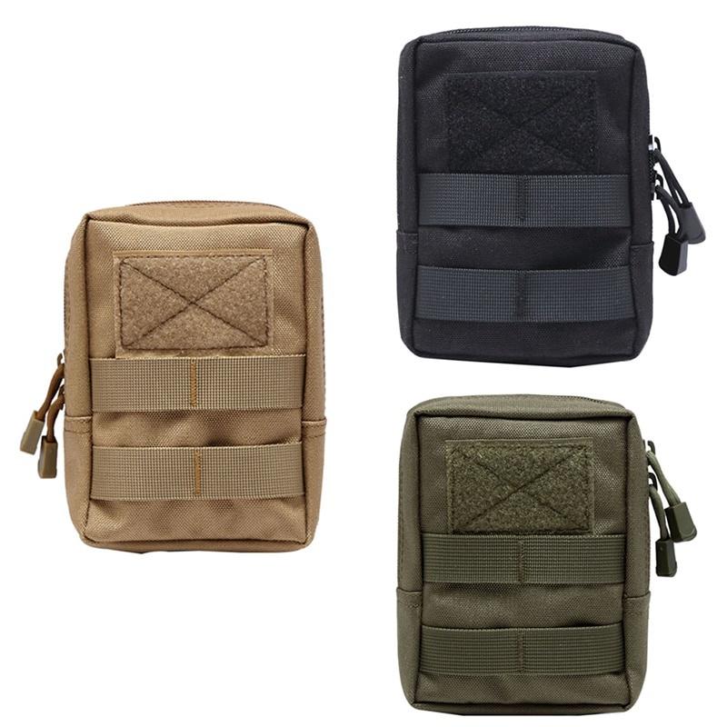 Tactical Molle System Medical Pouch 1000D Utility EDC Tool Accessory Waist Pack Phone Case Airsoft Hunting Pouch