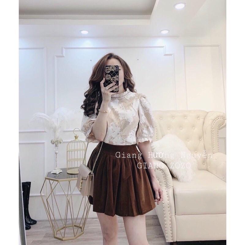 Chân váy nhung bồng xoè ( có quần lót trong ) hàng đẹp
