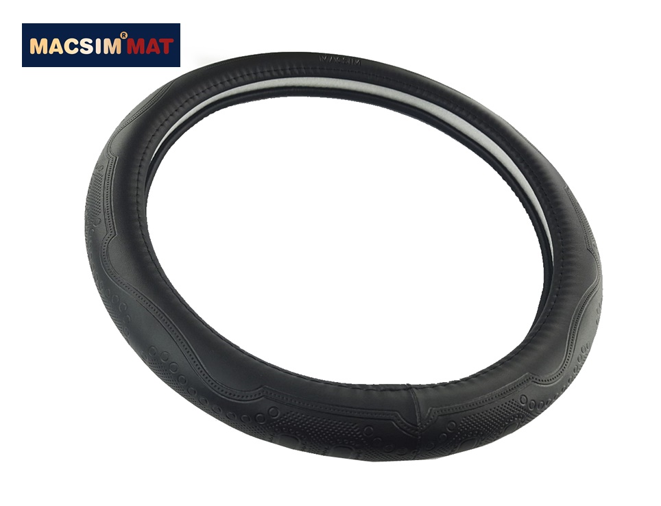 Bọc vô lăng cao cấp Macsim mã L611 chất liệu da thật - Khâu tay 100% size M màu be, mầu nâu, mầu đen