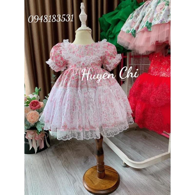 Đầm/Váy công chúa nhiều ren