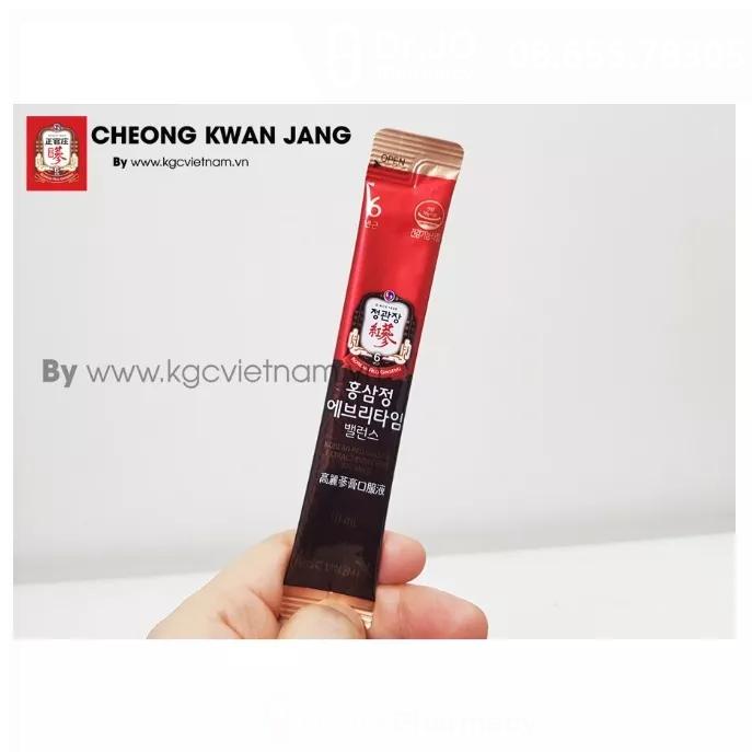 Tinh Chất Hồng Sâm Pha Sẵn KGC Cheong Kwan Chang Everytime Balance (10ml x 30 Gói)