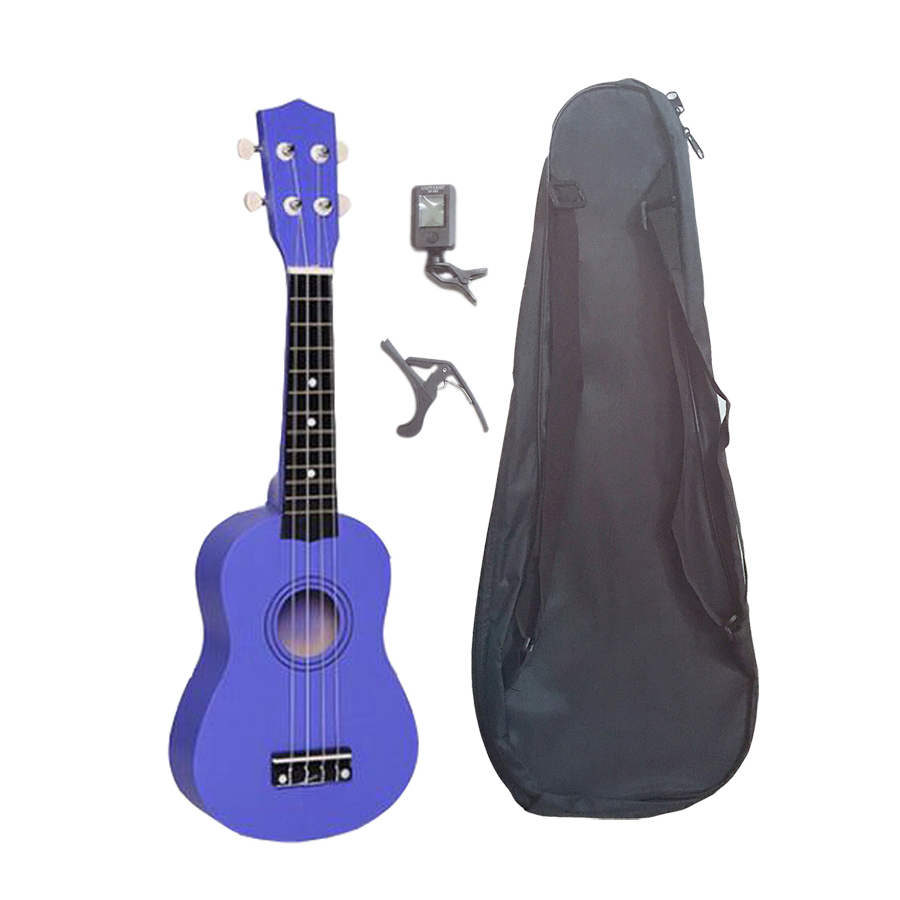 Đàn Ukulele Soprano PL US1000 tặng kèm bao vải, capo nâng tông và máy lên dây điện tử