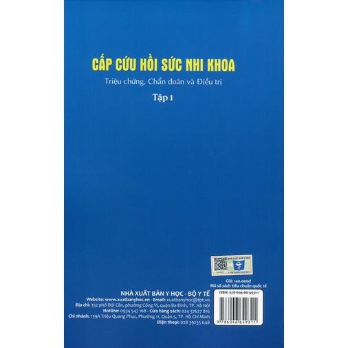 Sách - Cấp cứu hồi sức nhi khoa triệu chứng, chẩn đoán và đ.trị tập 1