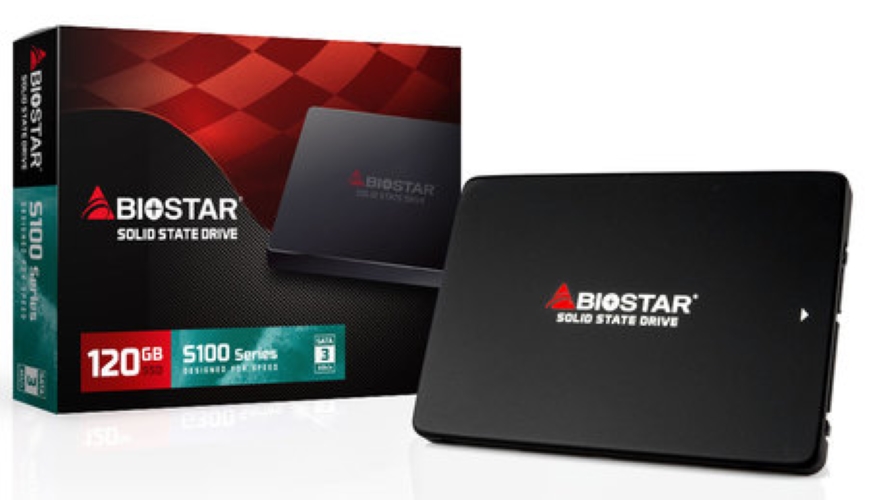 Ổ cứng SSD BIOSTAR S100 – 120GB 2.5INCH SATAIII ĐEN - Hàng Chính Hãng