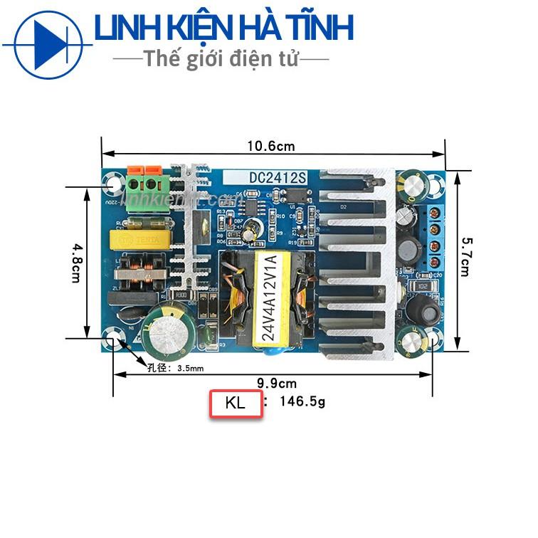 Nguồn độ đèn LED par, LED sân khấu, LED beam nguồn mạch công suất audio đầu ra 24V 4A và 12V 1A