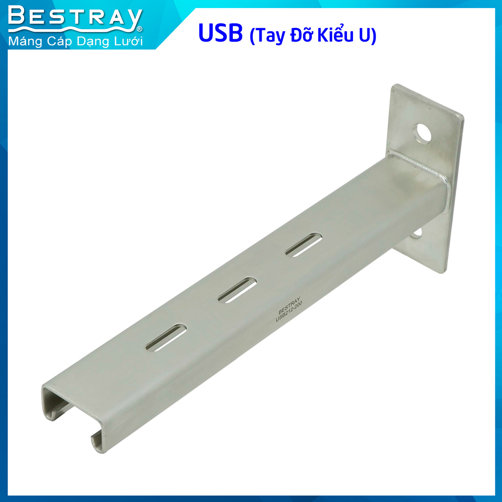 Tay Đỡ Kiểu U  | Giá Đỡ Máng Lưới Bestray | U-Strut Bracket (USB)