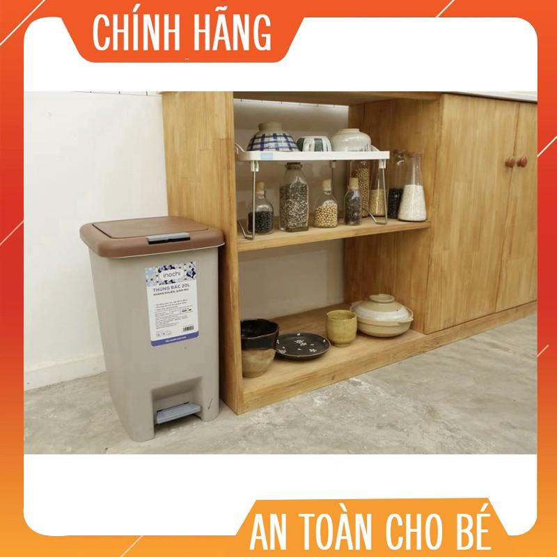 Thùng rác đạp chữ nhật Inochi 20L