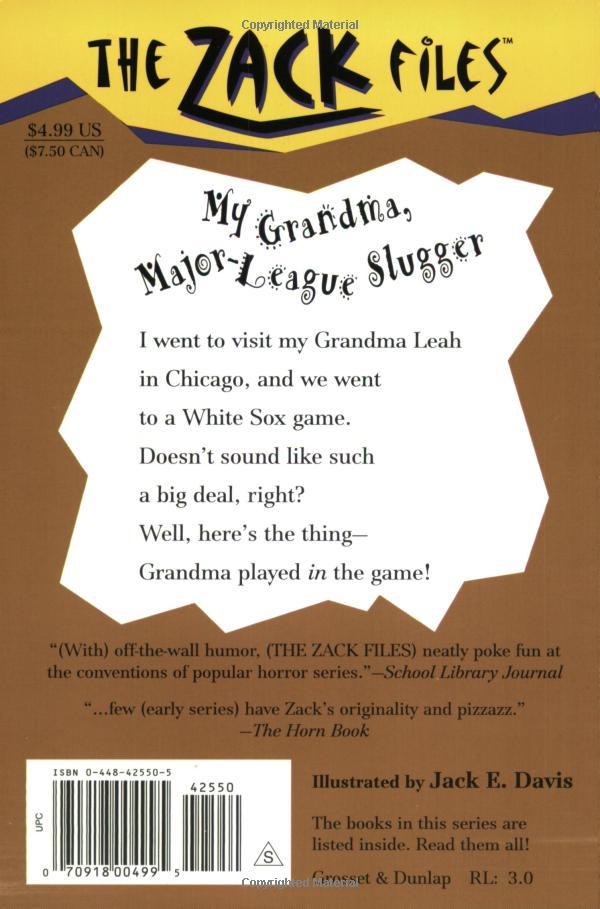 Zack Files 24: My Grandma, Major League Slugger