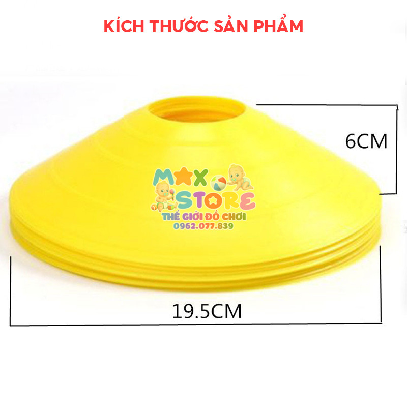 Set Chóp lùn chóp nấm cho trẻ vận động bật nhảy đường kính lớn - Màu Ngẫu Nhiên