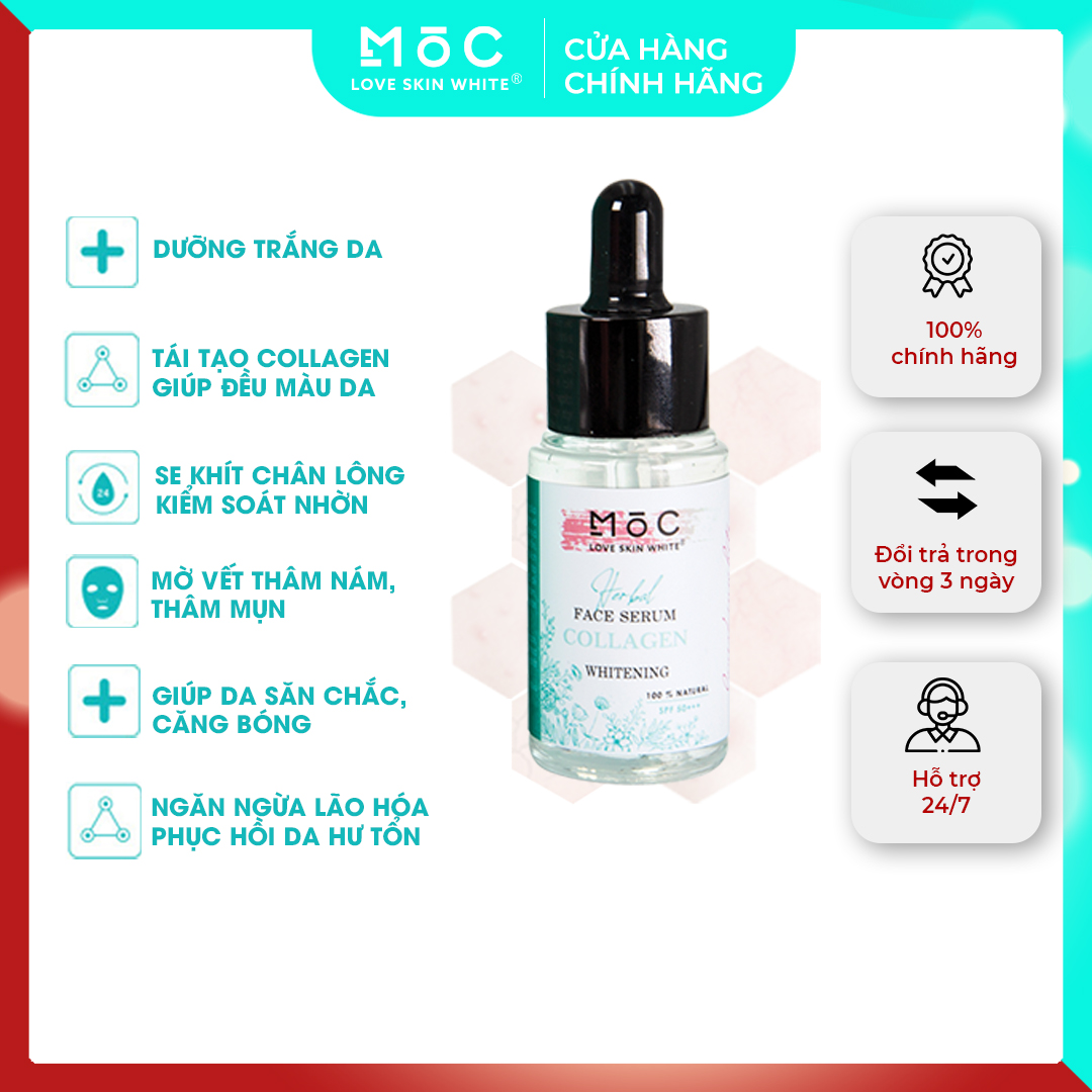 Serum Dưỡng Trắng Chống Lão Hóa 25ml - MOC