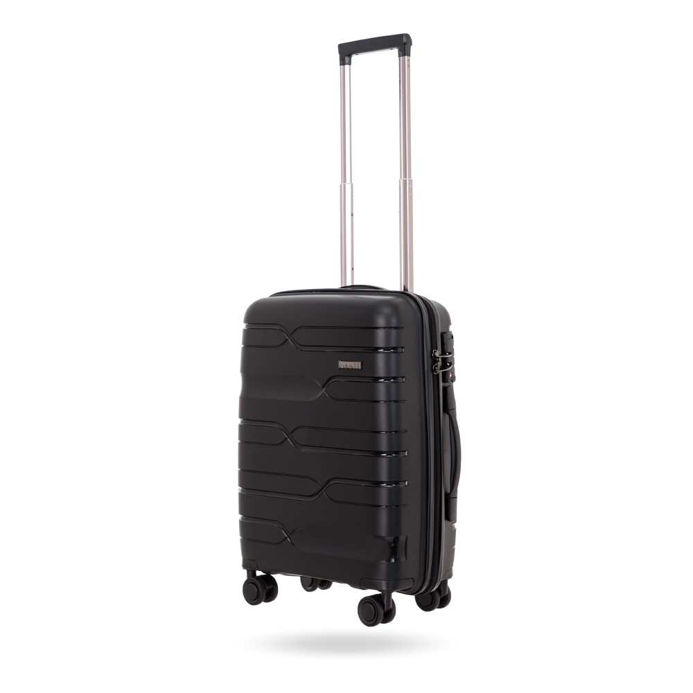 Vali Kéo LUG Lusetti Nolan S20S24S28 LS802 Nhựa PP Chống Bể vỡ, Hạn Chế Trầy Xước, Khóa Số TSA Bảo Mật Cao – Black – 20 inch