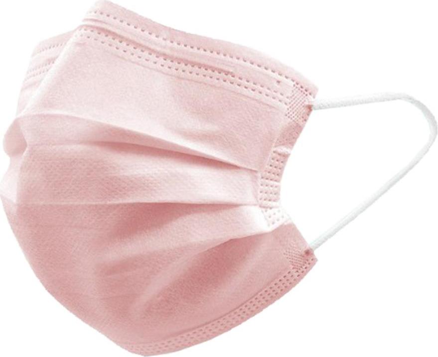 10 Cái 3 Lớp Khẩu Trang Bảo Vệ Miệng Dùng Một Lần Chống Bụi Vi Khuẩn Hồng