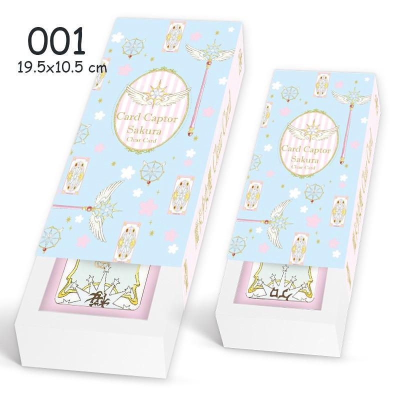 Hộp thẻ bài pháp thuật Clear Card Clow Cardcaptor Sakura Thủ lĩnh thẻ bài thẻ bài pha lê Tarot xinh xắn