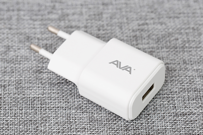 Adapter sạc USB 10W AVA DS498-TB Trắng - Hàng Chính Hãng