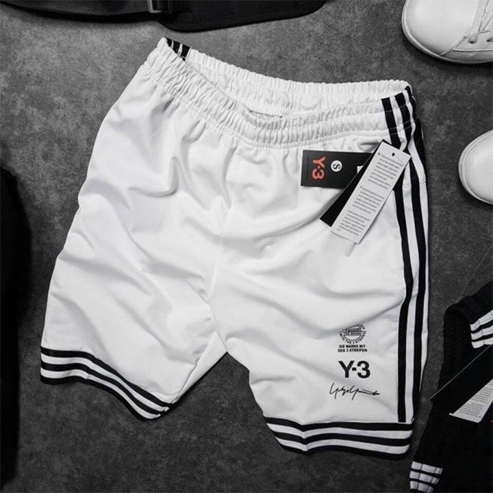 Quần Short Y3 thể thao nam nữ - Sọt Lững Kiểu Dáng Thể Thao Unisex hai Màu Đen,trắng 02x