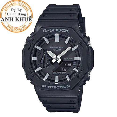 Đồng hồ nam G-Shock Casio Anh Khuê bảo hành 5 năm GA-2100 GA-2100-1ADR